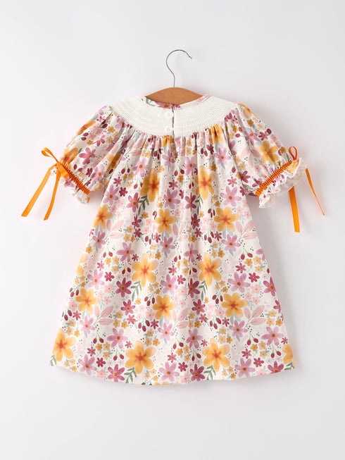 halloween-thanksgiving-pumpkin-embroidery-smack-floral-baby-girl-dress Rylee Faith Designs - Sophia's Style-2